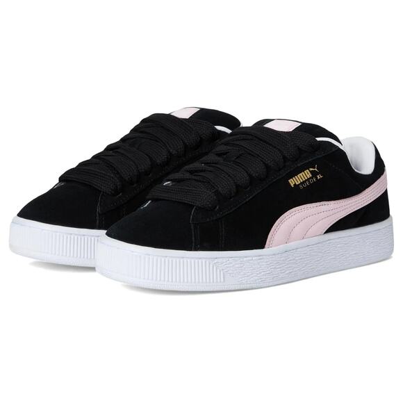 PUMA Suede XL Sneakers Black Pink Y2K Platform Streetwear Women Size 9 NIB